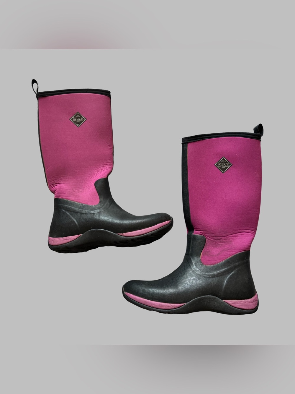 MUCK BOOTS Women's Pink Waterproof Knee High Boots Size 10